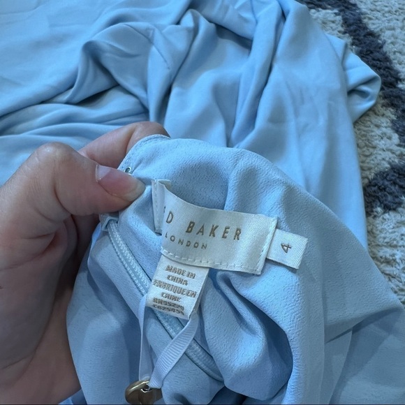 NWT Ted Baker Tie the Knot Ardenia Waterfall Ruffle Gown Dress - Picture 12 of 16